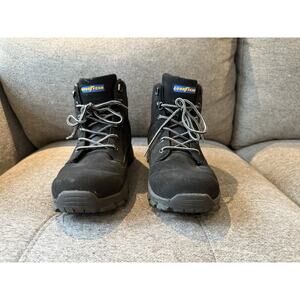 Goodyear Waterproof Work and Hiking Boots Black Size 11
